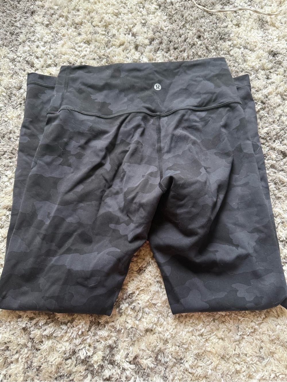 lululemon athletica Black Camo High-Rise Leggings 25”
